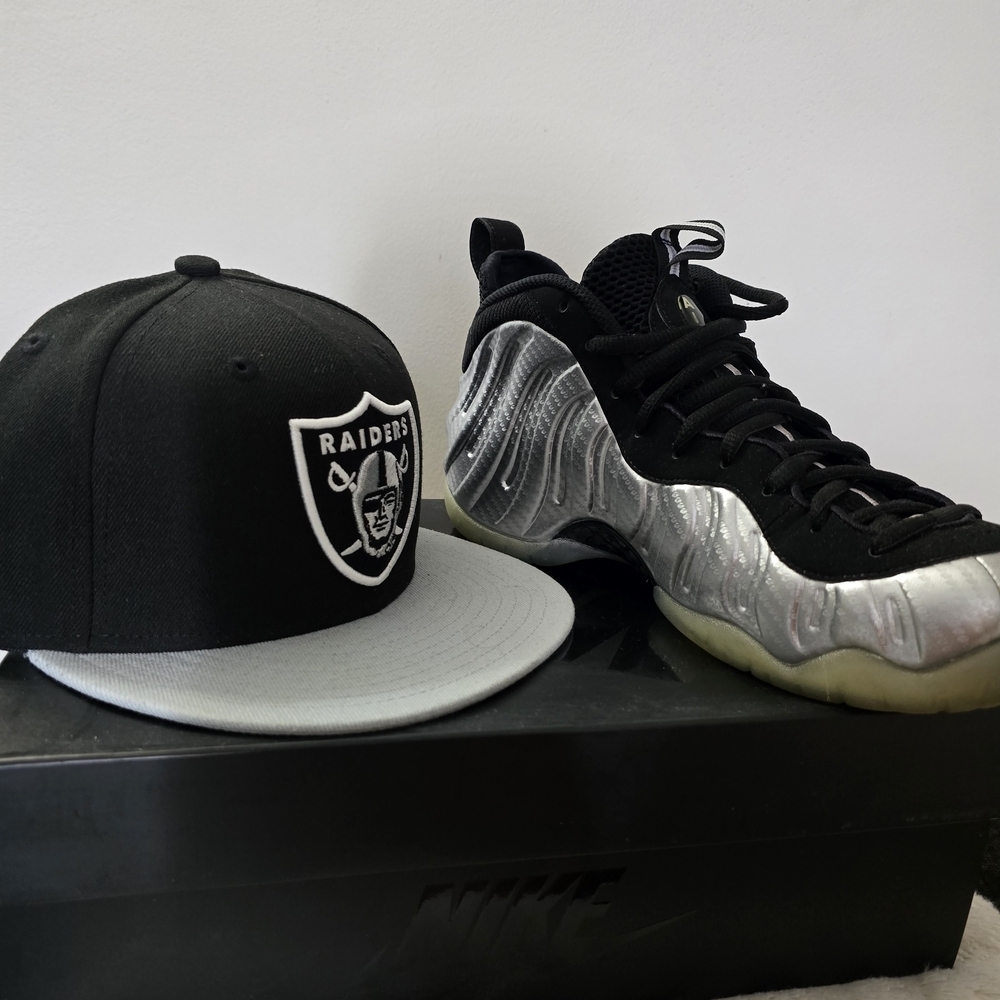 Nike Silver and Black Sneakers